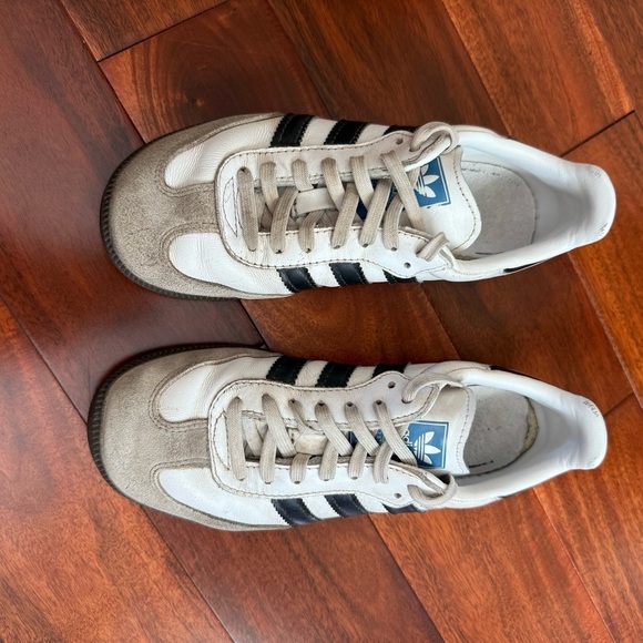 Adidas Samba Shoes in Black, White, and Gray size 2 - Picture 2 of 10